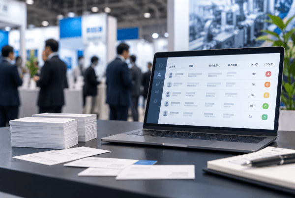 展示会　リードスコアリング